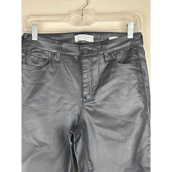 Social Standard by Sanctuary Faux Leather Ankle Skinny Pants Size 8 - Picture 7 of 11
